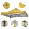 9.6x9.6ft EZ Canopy Gazebo Top Replacement Mineral Yellow