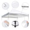 TRUE 10X10ft EZ Pop Up Canopy Folding Gazebo/White