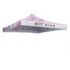 9.6x9.6ft EZ Pop Up Canopy Replacement Top/Tie-dyed
